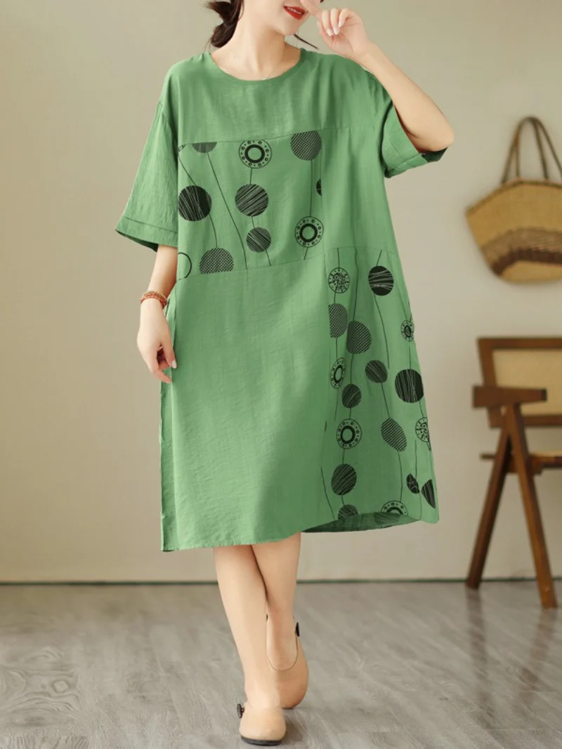 Take My Soul Round neck A-line Dress - Image 3