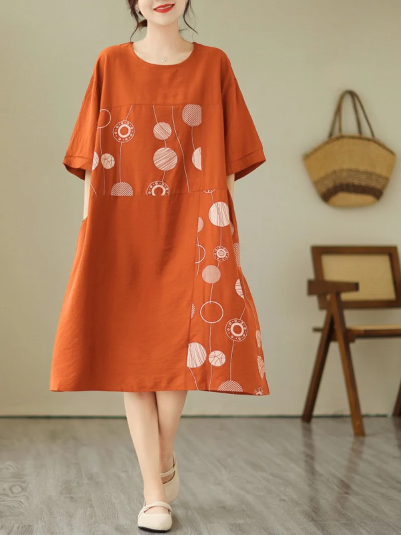 Take My Soul Round neck A-line Dress - Image 4