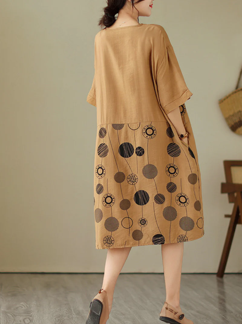 Take My Soul Round neck A-line Dress - Image 5
