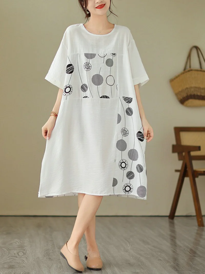 Take My Soul Round neck A-line Dress - Image 7