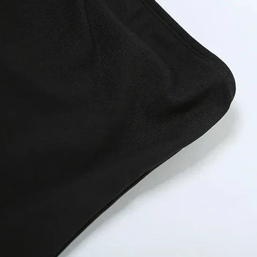 WHITE Skirt and Black TOP Mini Dress - Image 17