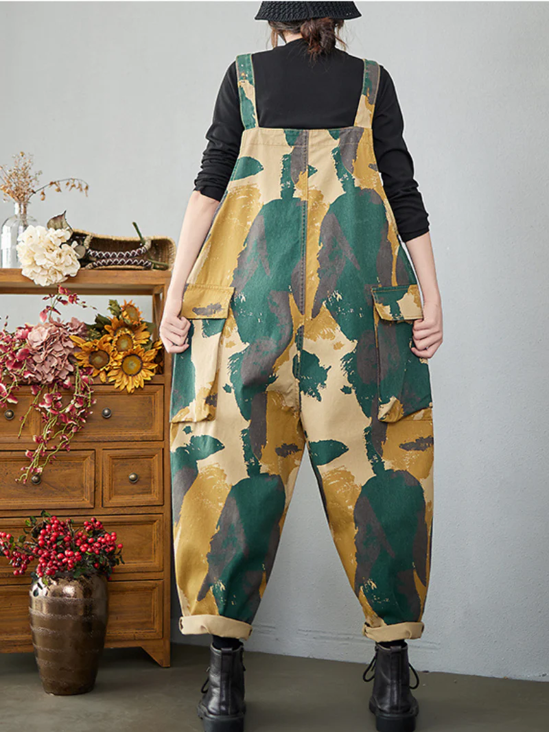 The Drop Denim High Waist Overalls - Image 2