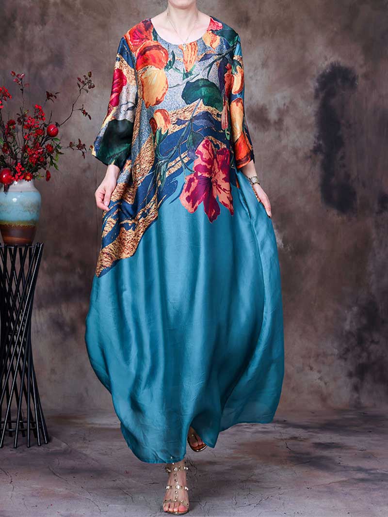 The Lazy Song Printing Maxi Dress - Image 2