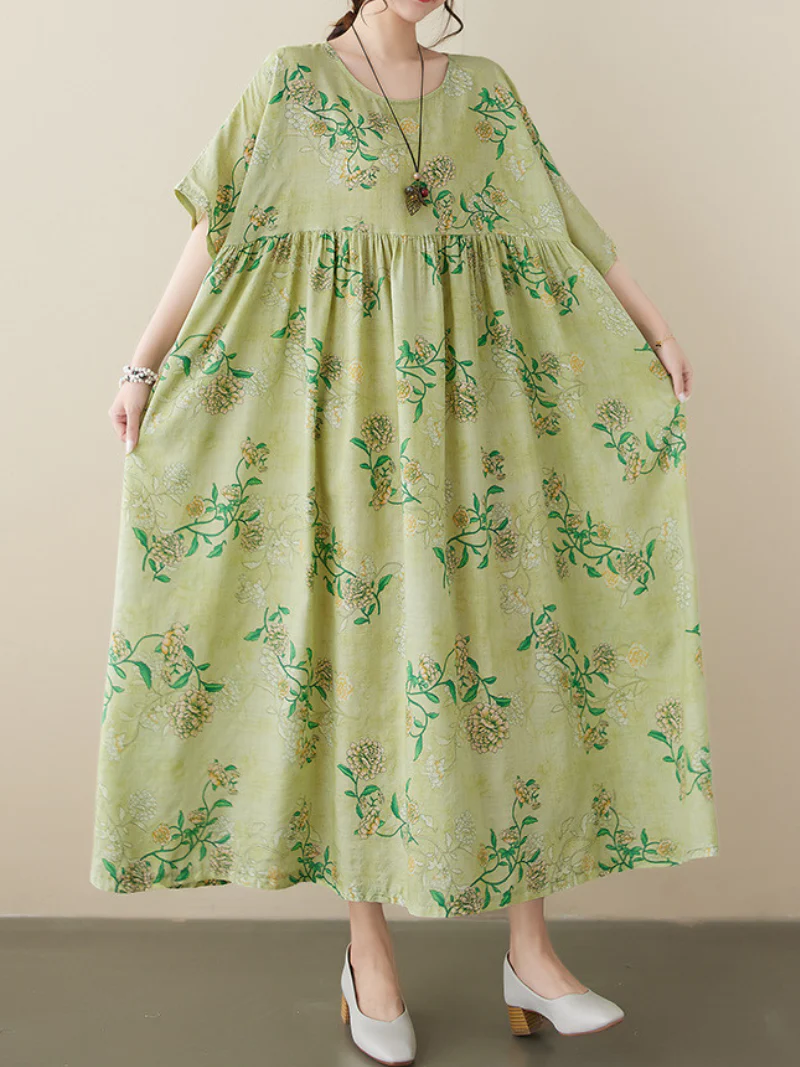 The Lost Heart Round Neck Smock Dress - Image 3