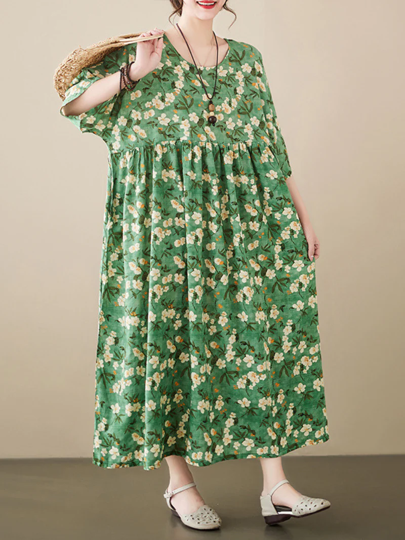 The lost heart Round Neck Smock Dress - Image 2