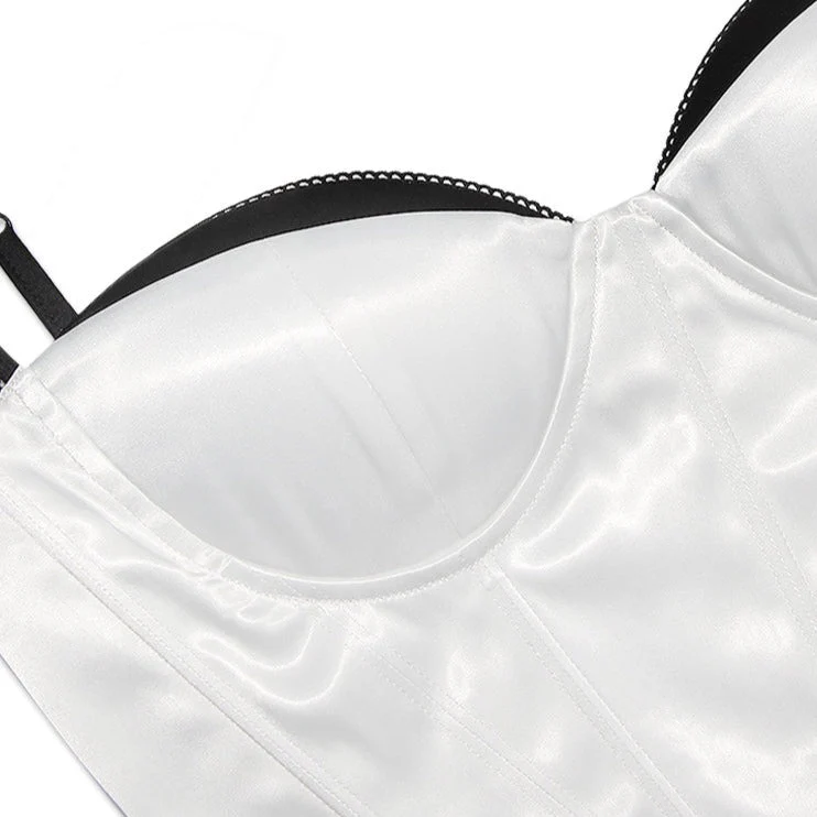 FUYUKO WHITE CORSET with STRAPS - Image 8