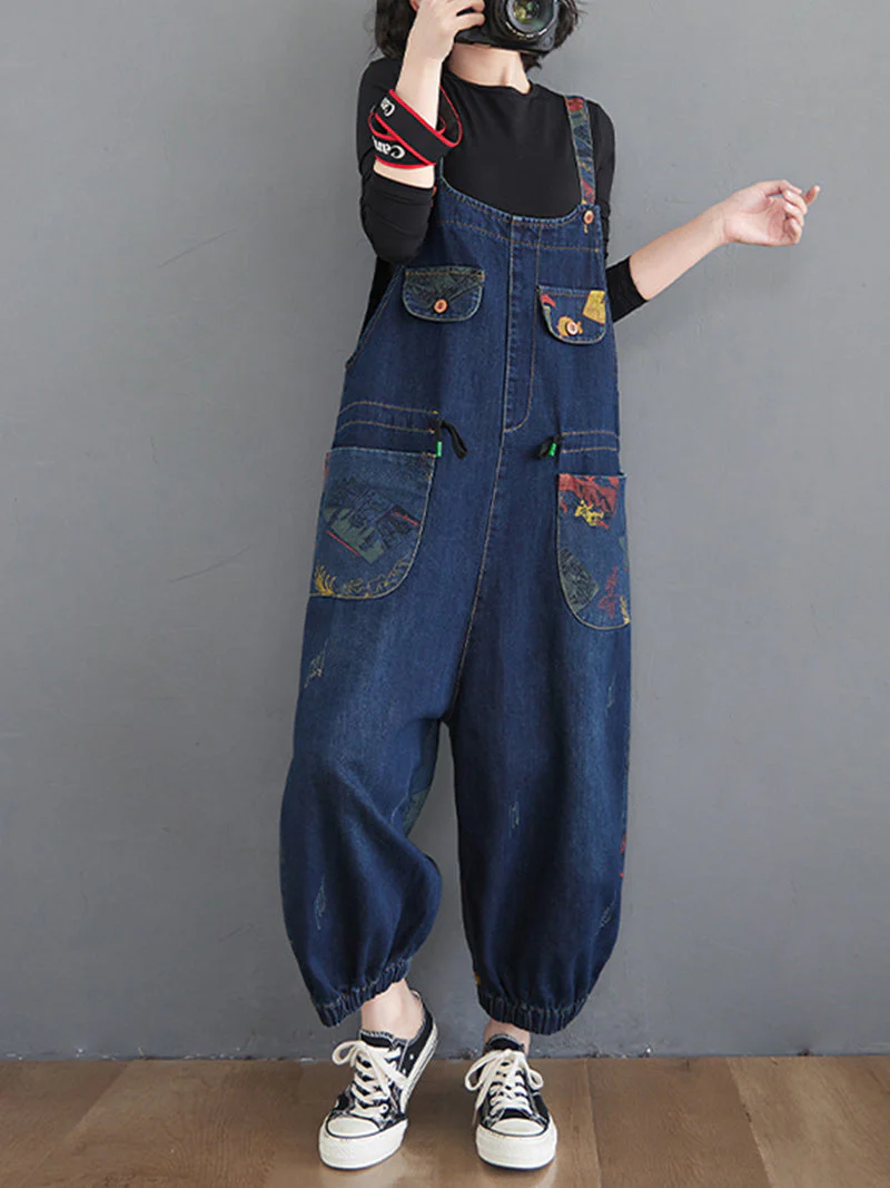 Thunder Of Desire Denim Overall Dungarees - Image 5