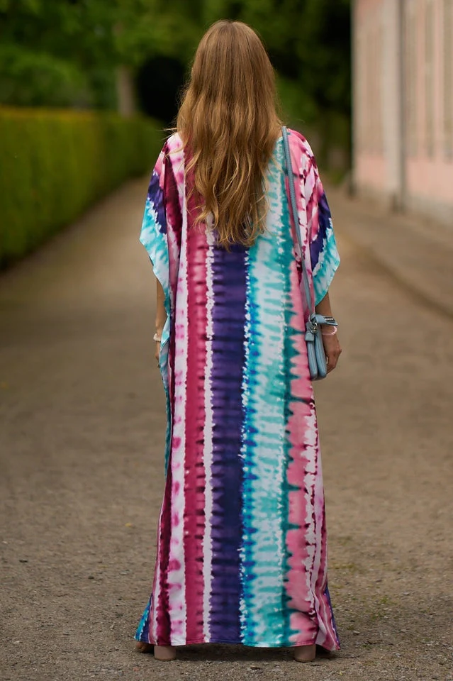 Tie Dye Cover Up Dress (11 Colors) - Image 13