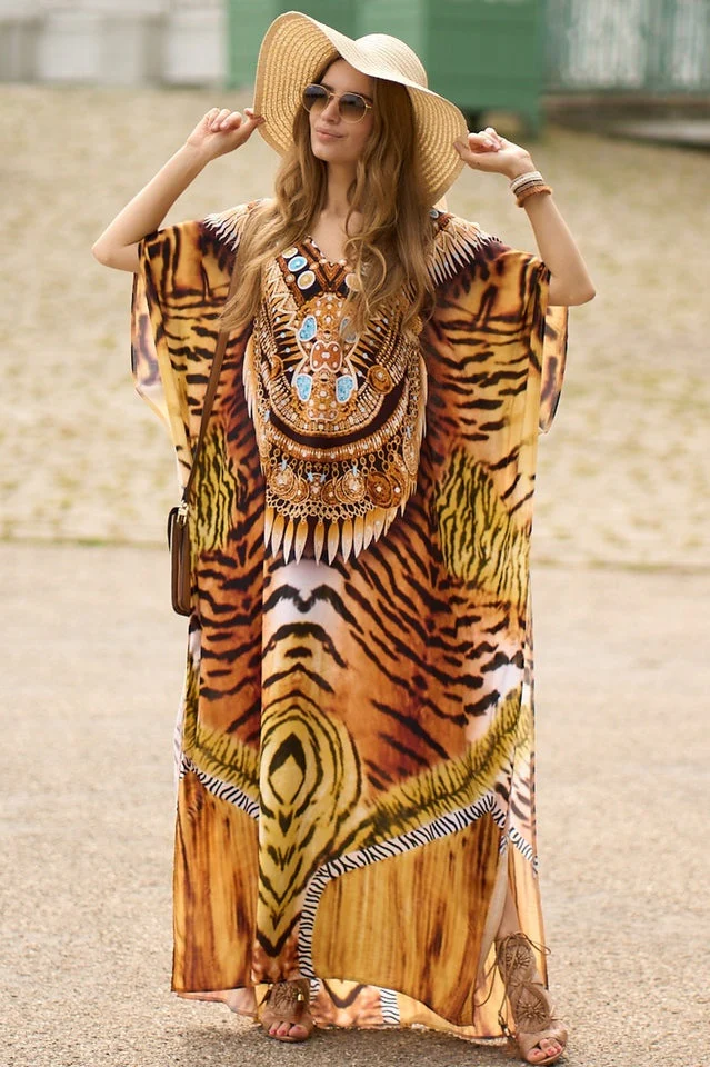 Tie Dye Cover Up Dress (11 Colors) - Image 19