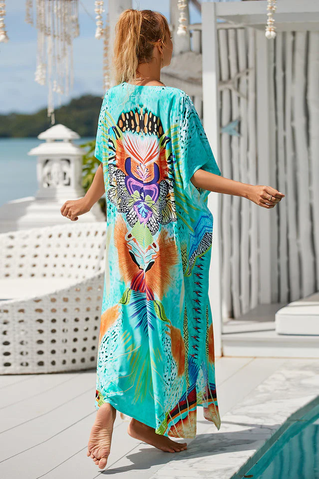 Tie Dye Cover Up Dress (18 Colors) - Image 12