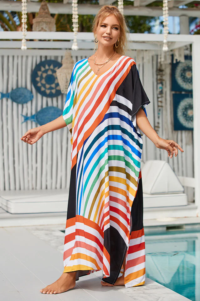Tie Dye Cover Up Dress (18 Colors) - Image 15