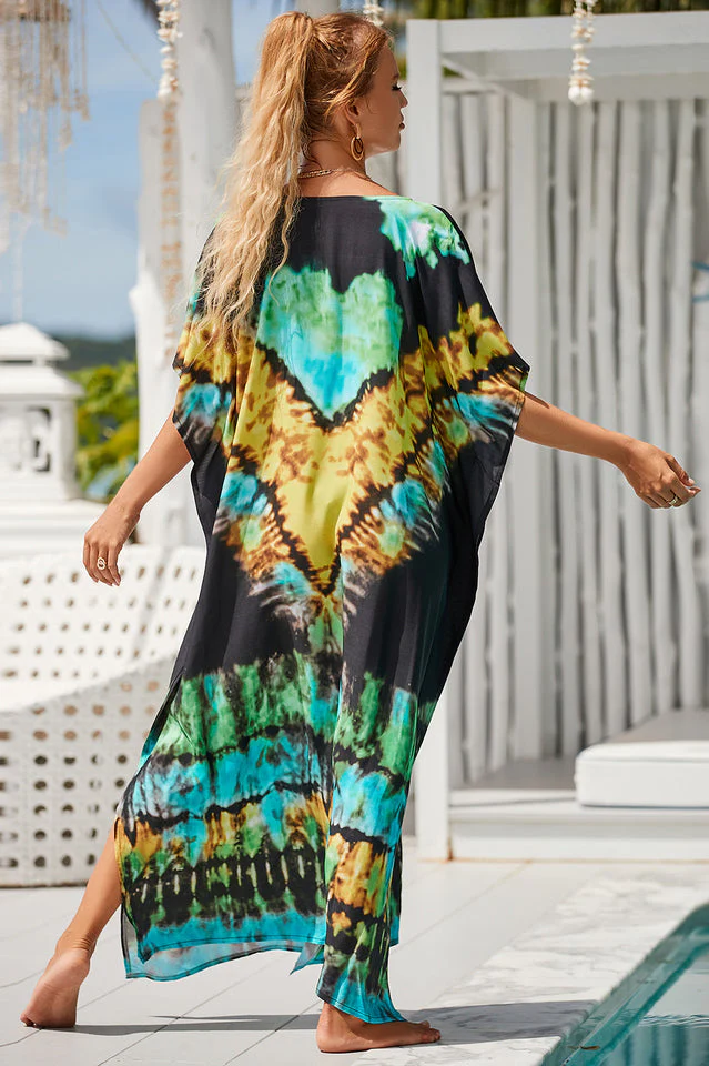 Tie Dye Cover Up Dress (18 Colors) - Image 21