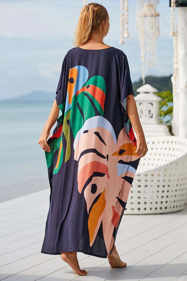 Tie Dye Cover Up Dress (18 Colors) - Image 27