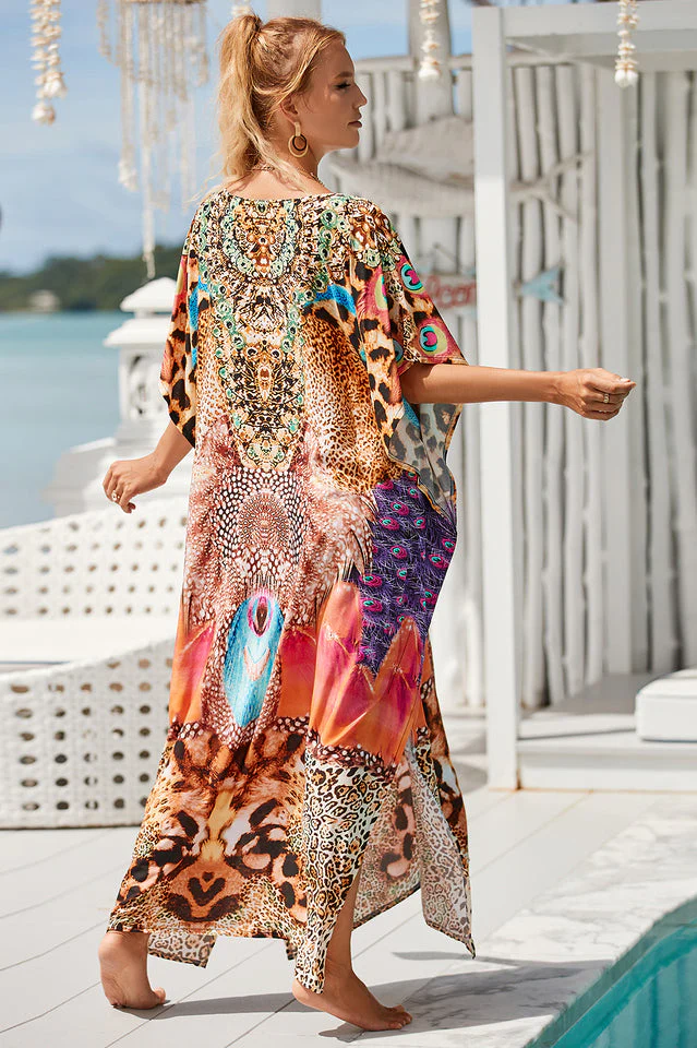 Tie Dye Cover Up Dress (18 Colors) - Image 4