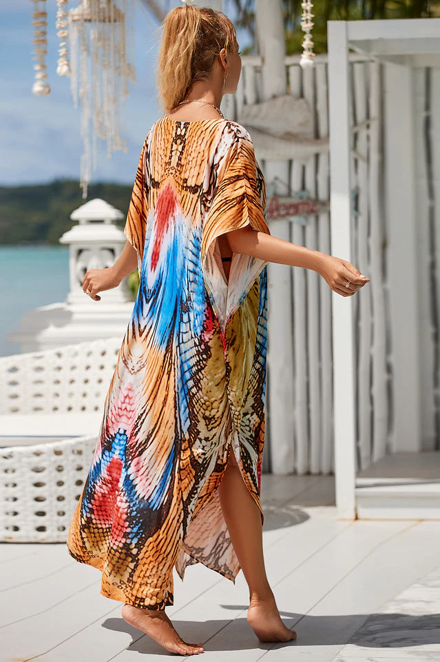 Tie Dye Cover Up Dress (18 Colors) - Image 6