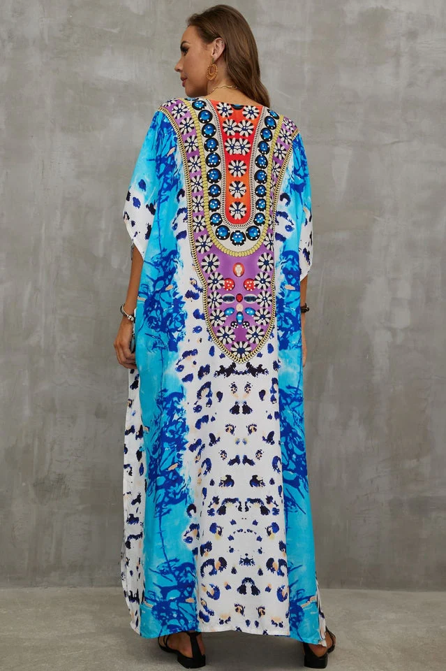 Tie Dye Cover Up Dress (19 Colors) - Image 12