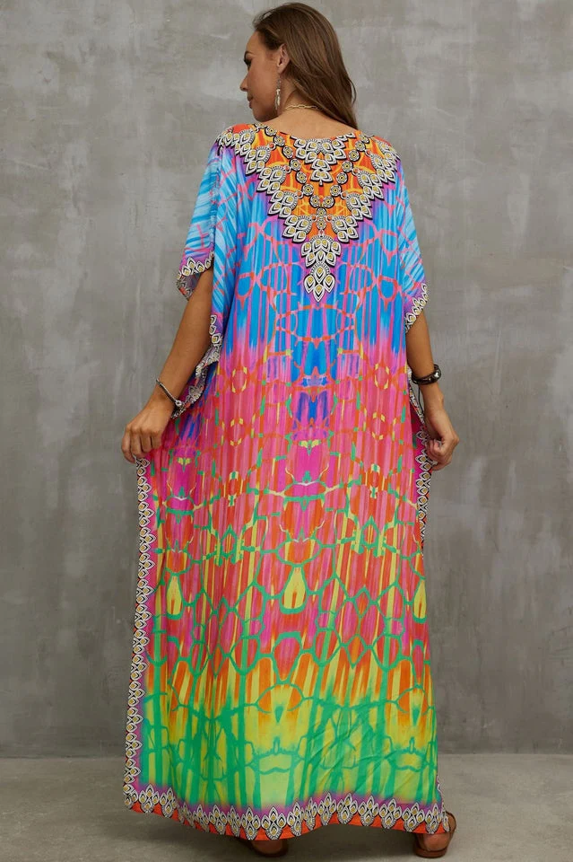 Tie Dye Cover Up Dress (19 Colors) - Image 16