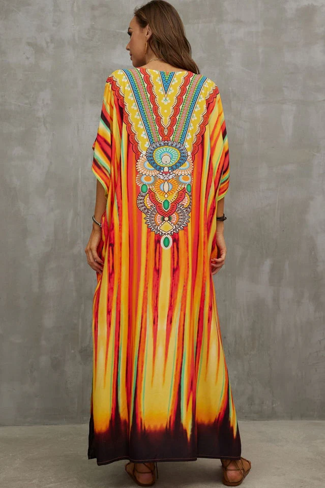 Tie Dye Cover Up Dress (19 Colors) - Image 18