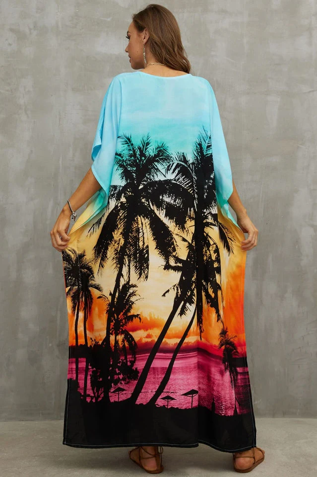 Tie Dye Cover Up Dress (19 Colors) - Image 21