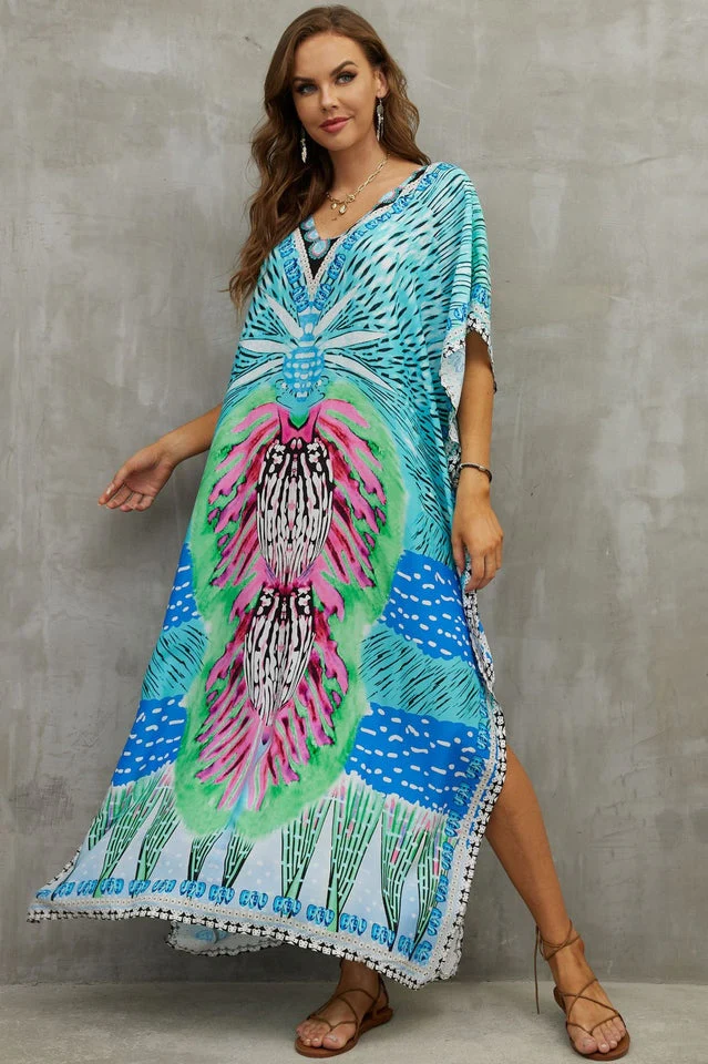 Tie Dye Cover Up Dress (19 Colors) - Image 24