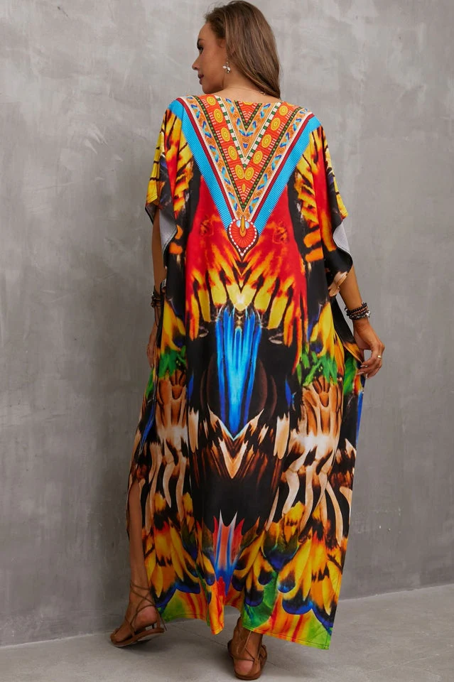 Tie Dye Cover Up Dress (19 Colors) - Image 35