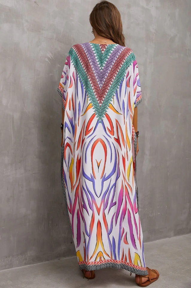Tie Dye Cover Up Dress (19 Colors) - Image 8