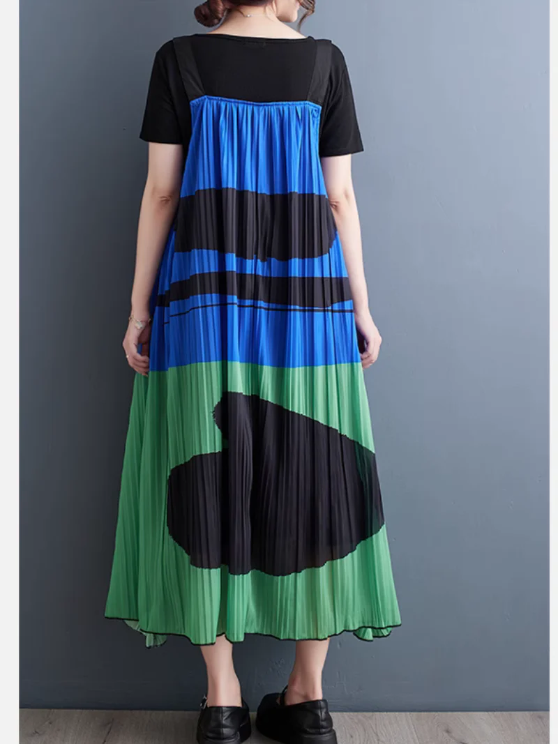 Timeless Style Loose Large Size Salopette Dress - Image 3