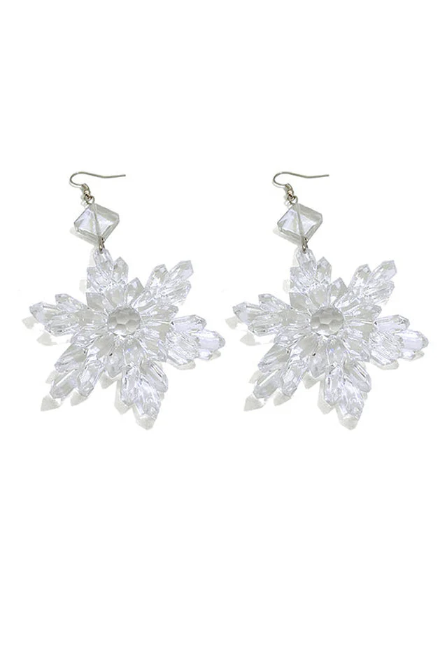 Transparent Snow Earrings - Image 10