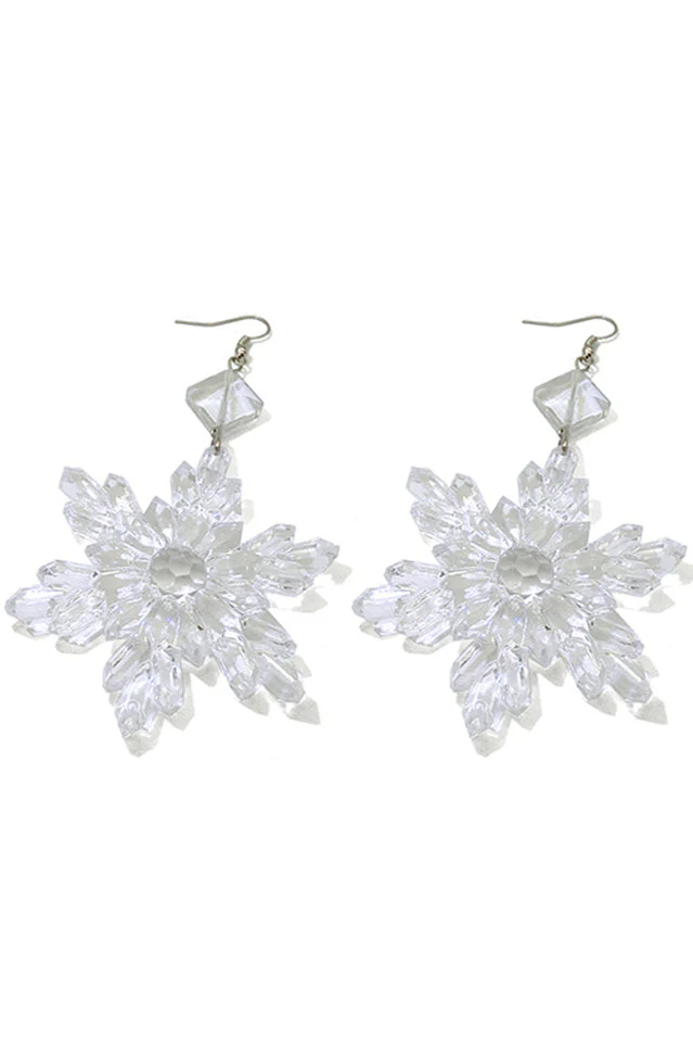 Transparent Snow Earrings - Image 9