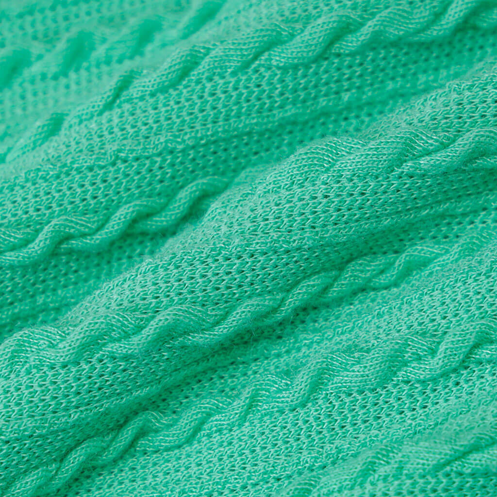 Trendy Sleeveless Round Neck Cable Knit Midi Dress - Green - Image 4