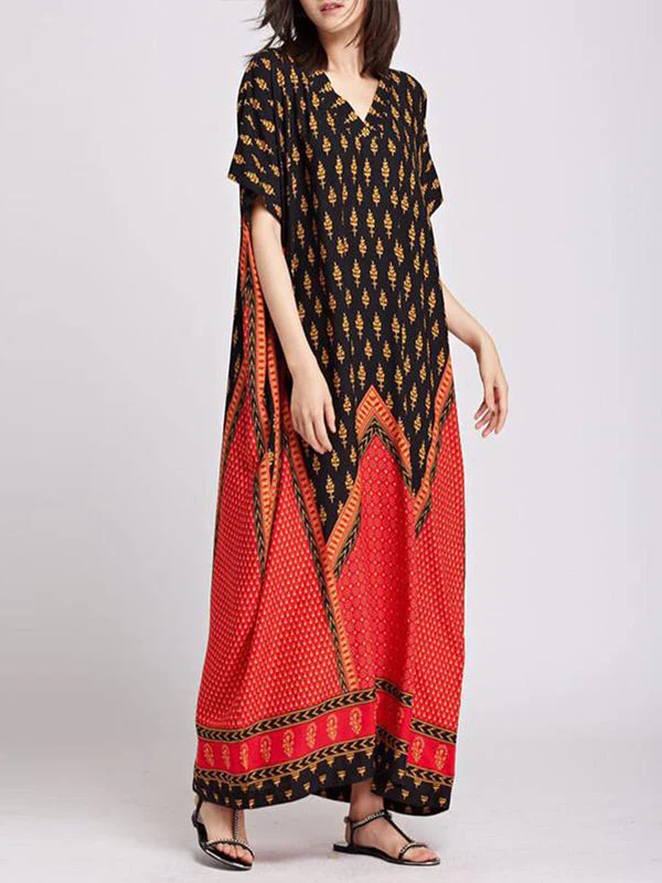 Tribal Art Maxi Dress - Image 3