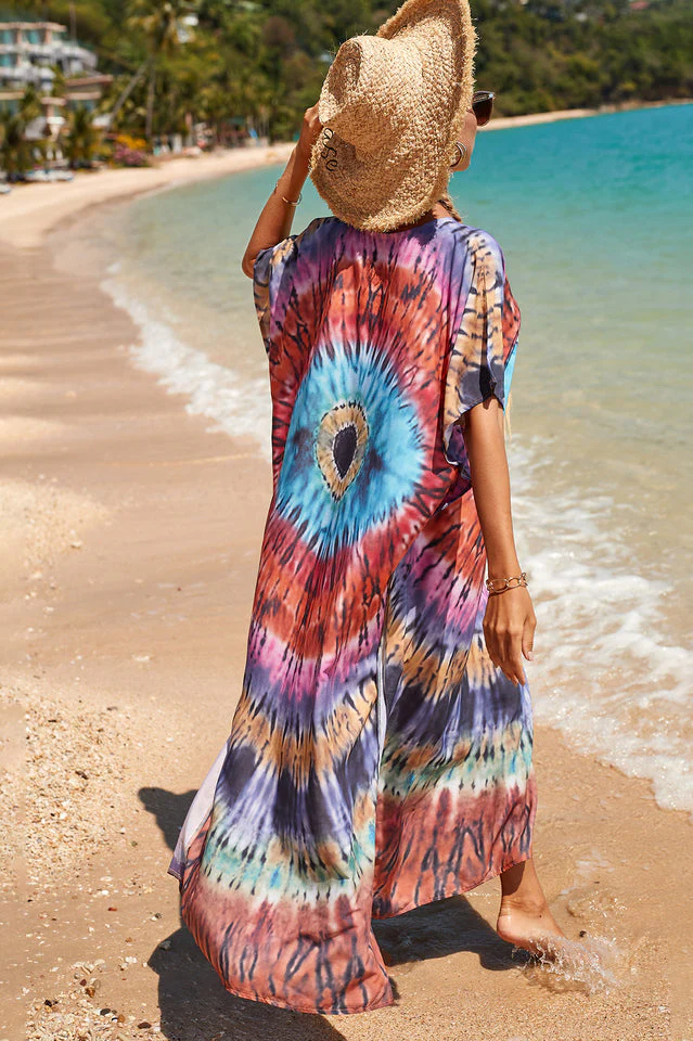 Tropical Pattern Kimono Blouse ( 29 Colors ) - Image 18