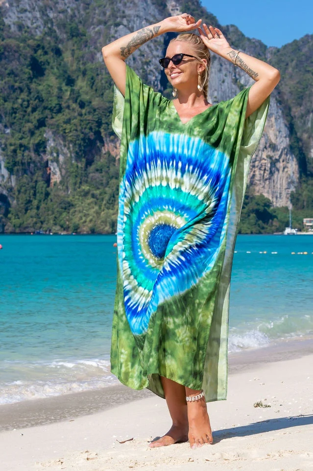 Tropical Pattern Kimono Blouse ( 29 Colors ) - Image 26