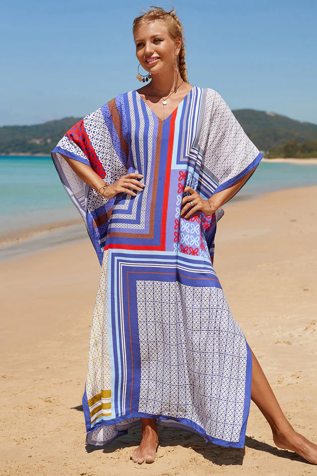 Tropical Pattern Kimono Blouse ( 29 Colors ) - Image 53