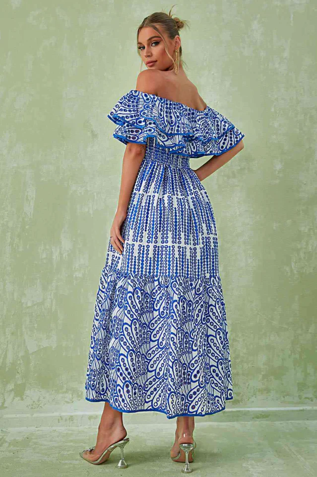 Tulum Off Shoulder Eyelet Dress - Image 5