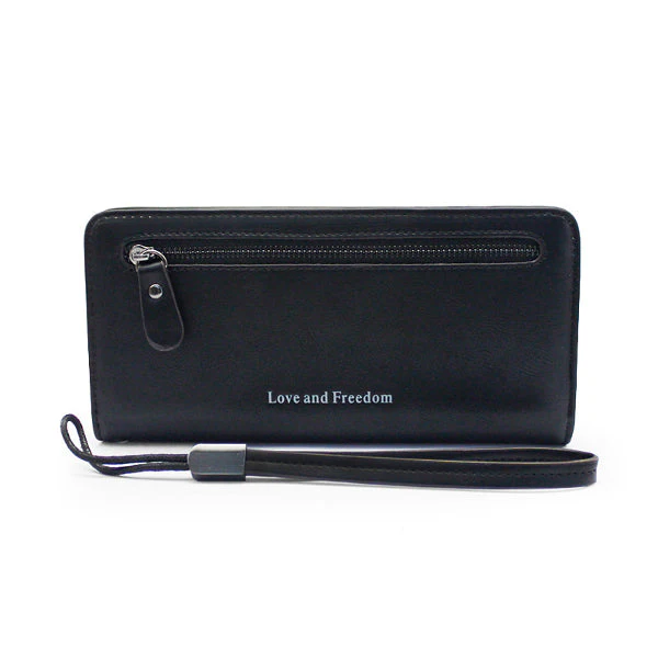 Universal Large Capacity Card Slot Long Purse Clutch Wallet - Image 2
