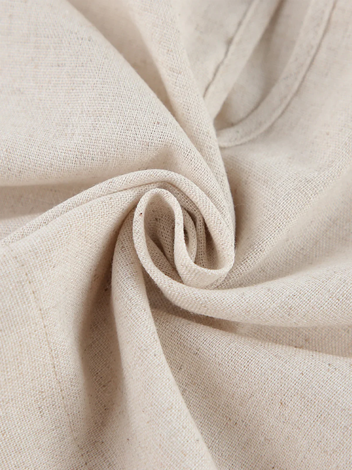 Utility Linen Two Piece Wide Leg Pants Set - Image 4