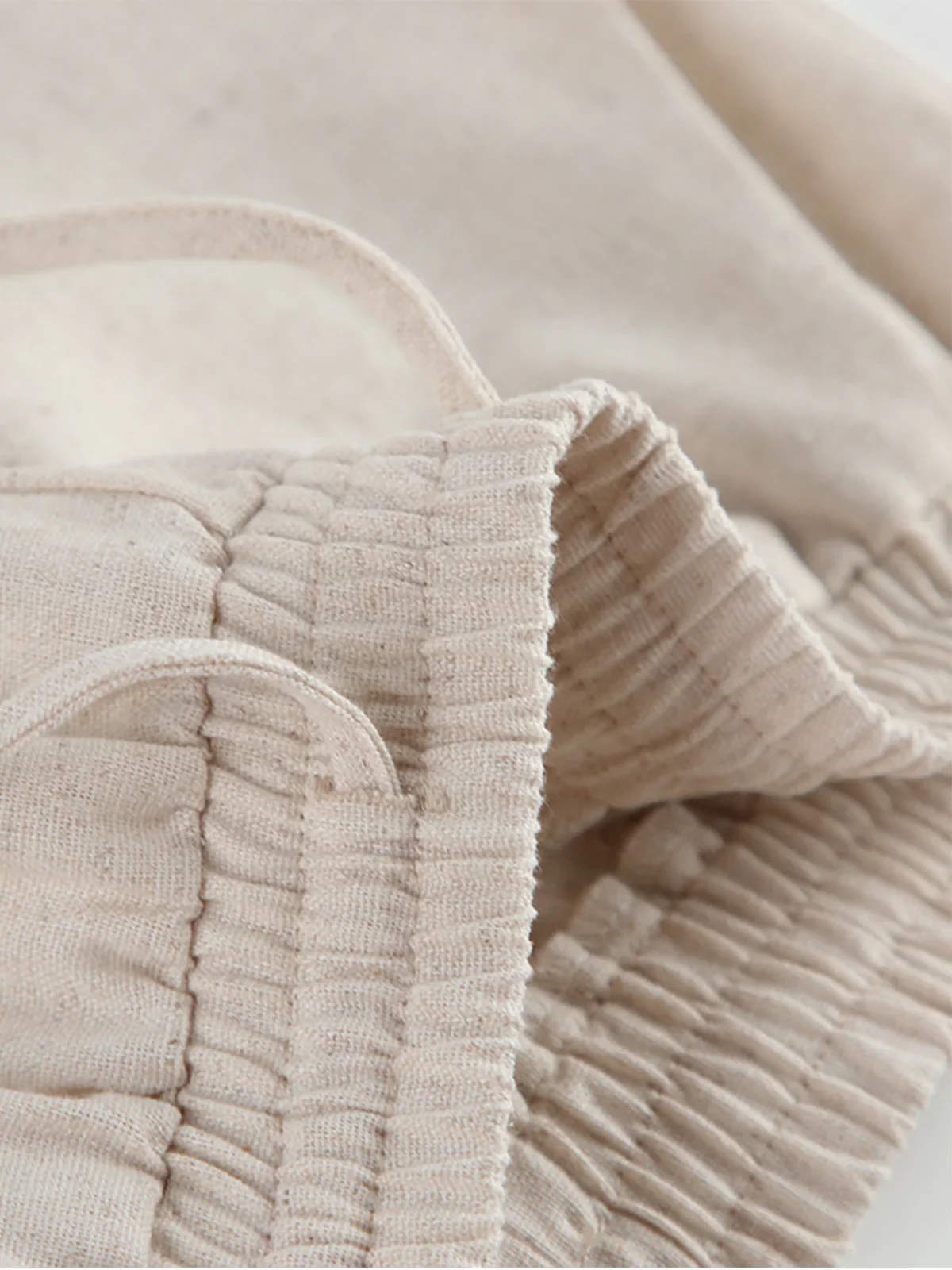 Utility Linen Two Piece Wide Leg Pants Set - Image 5