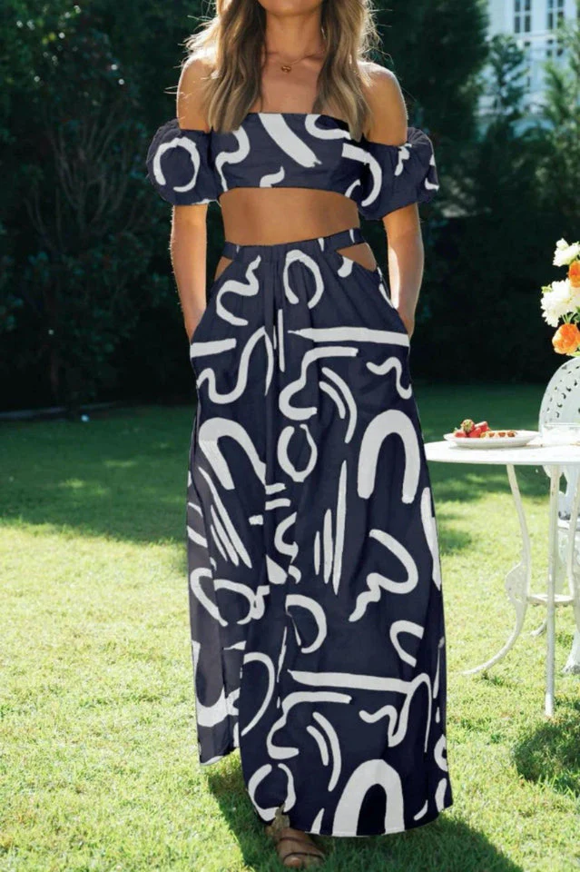 Utopia Crop Tops & Skirt Set - Image 11