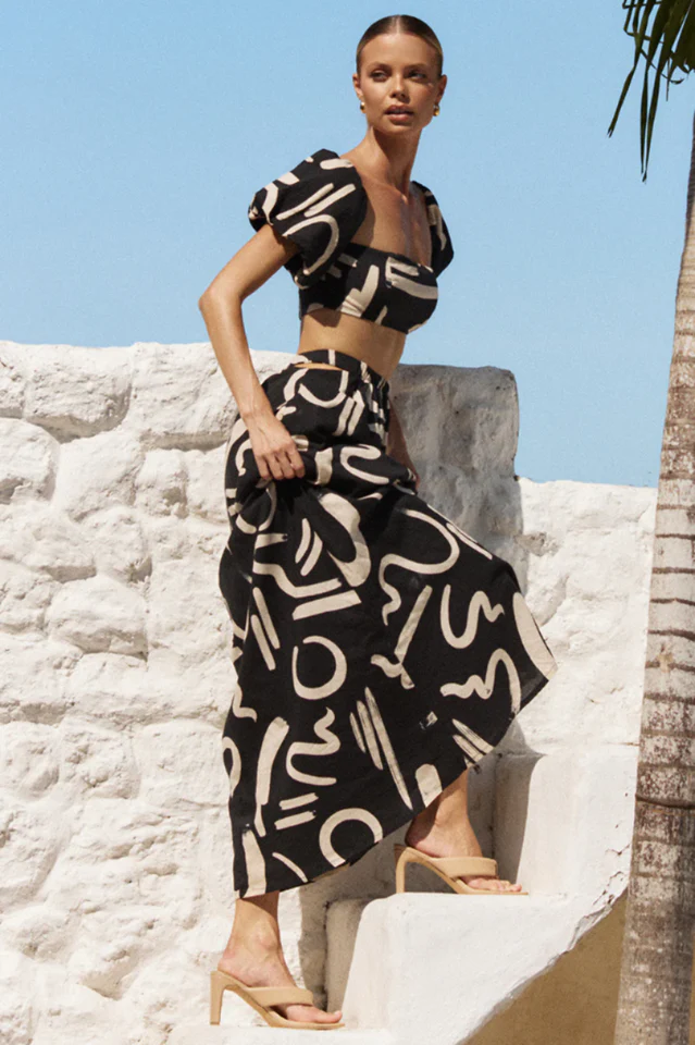 Utopia Crop Tops & Skirt Set - Image 8