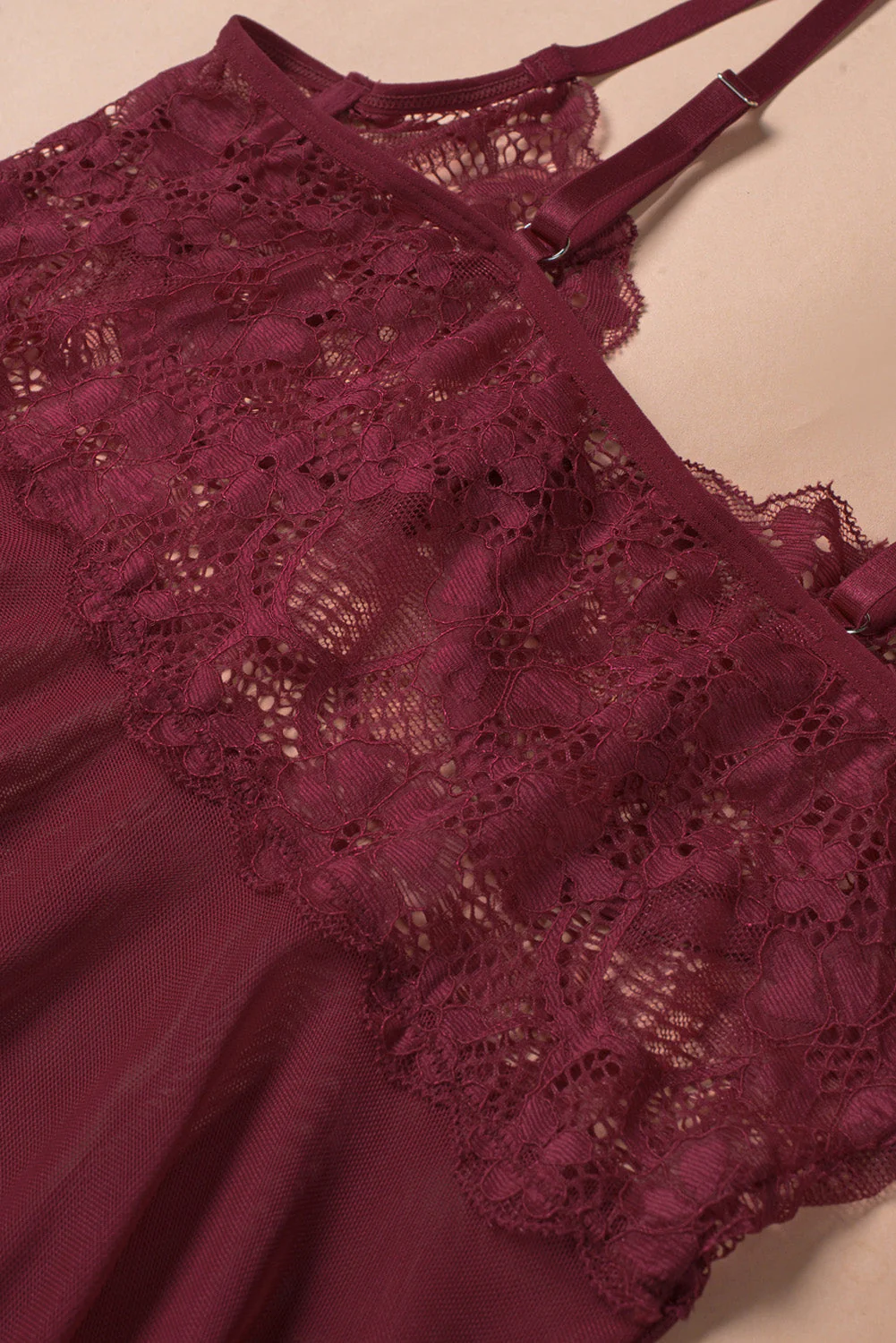 Valentines Lace Bra Tulle Splicing Babydoll - Image 26