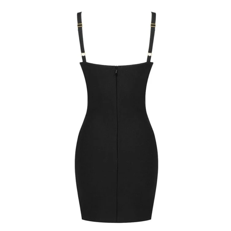 ESYVE Hollow Out STRAPS Mini Dress - Image 3