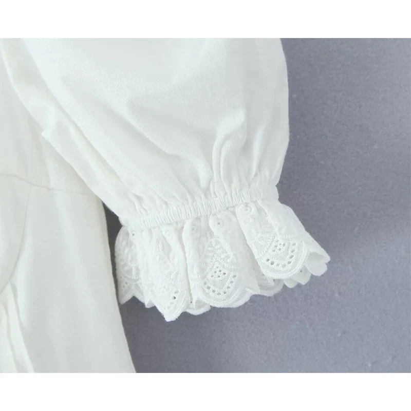 Velvet Cream Dress - Image 3