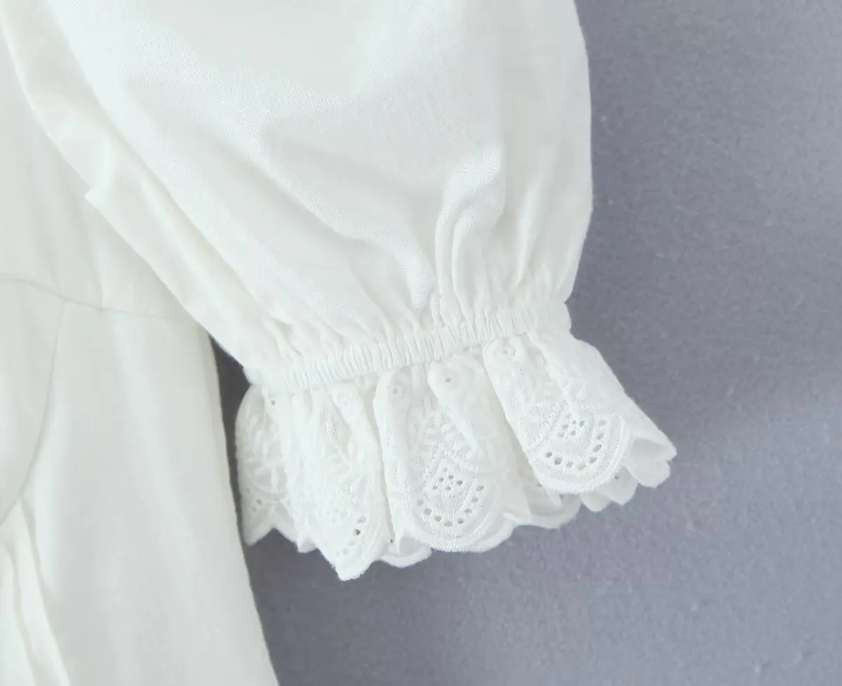 Velvet Cream Dress - Image 7