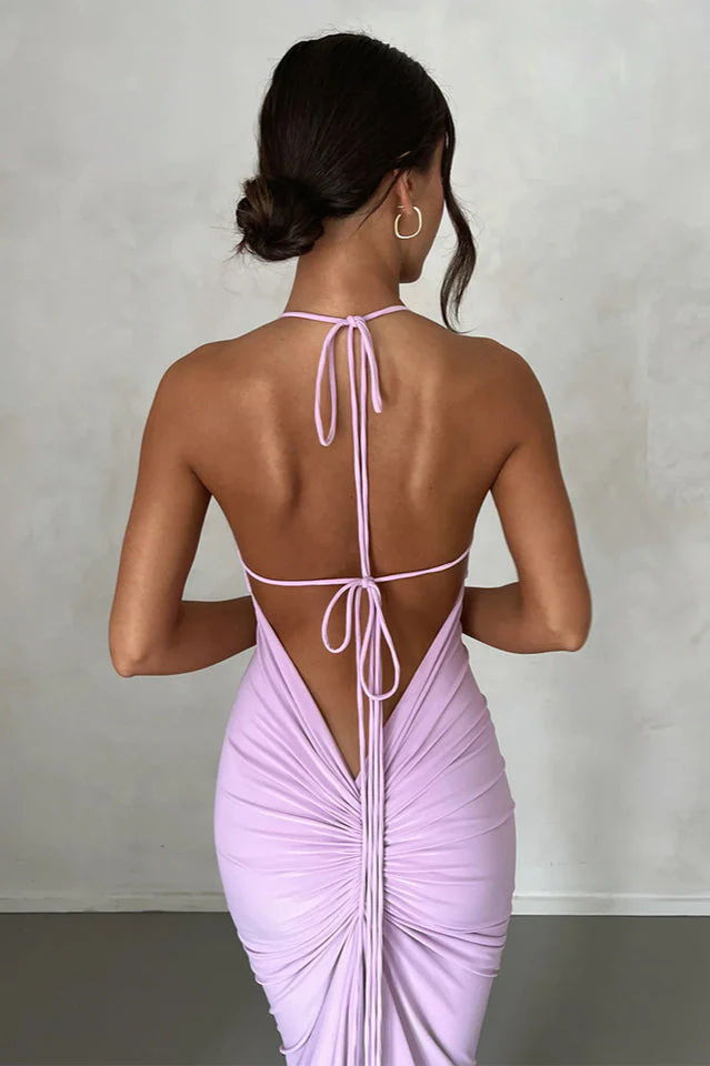 Veronica Backless Maxi Dress - Image 11