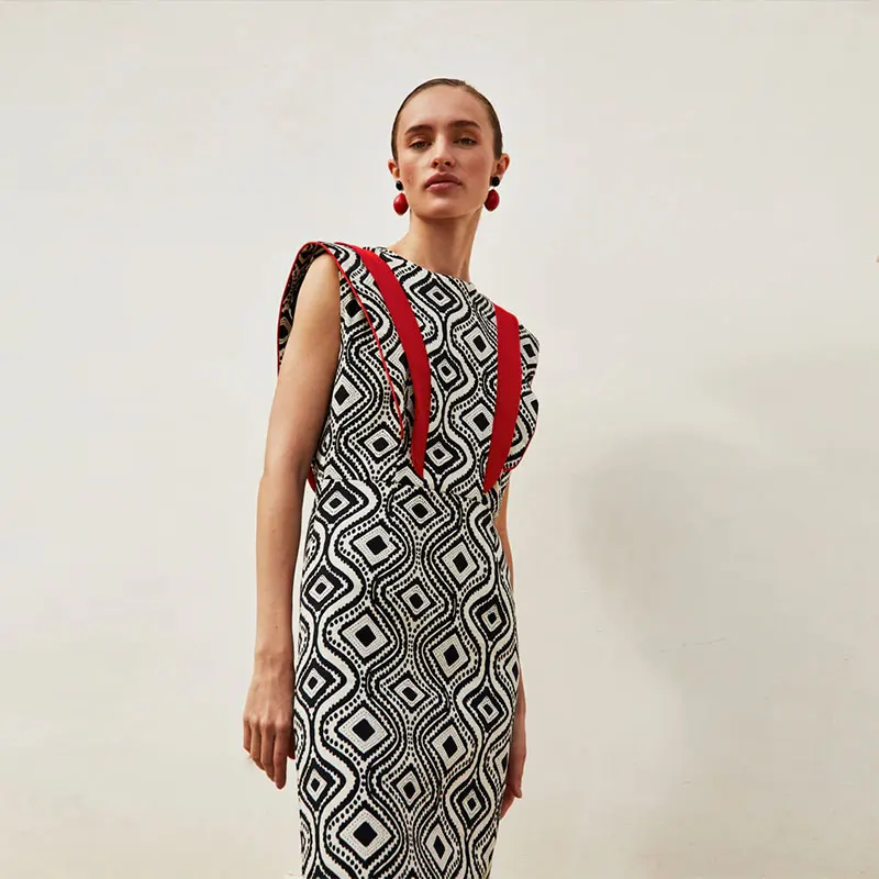 PRINTED FLY SleeveS MAXI Dress - Image 4