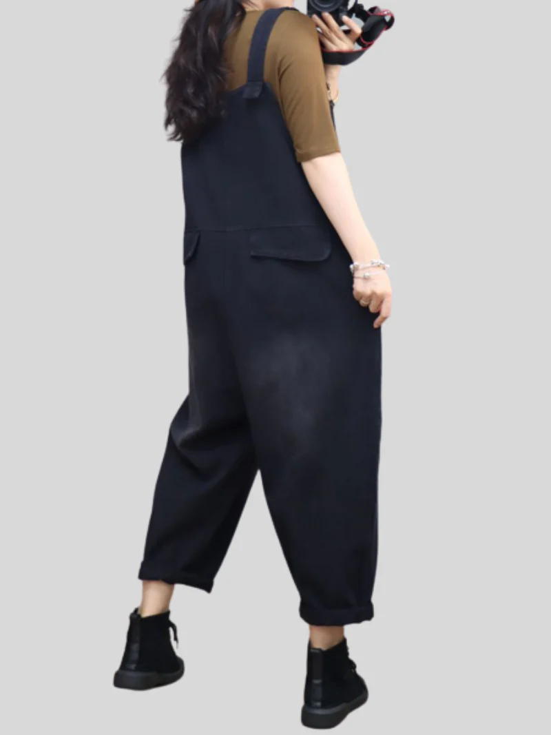 WallFlower Womens's Denim High Waist Overalls - Image 2