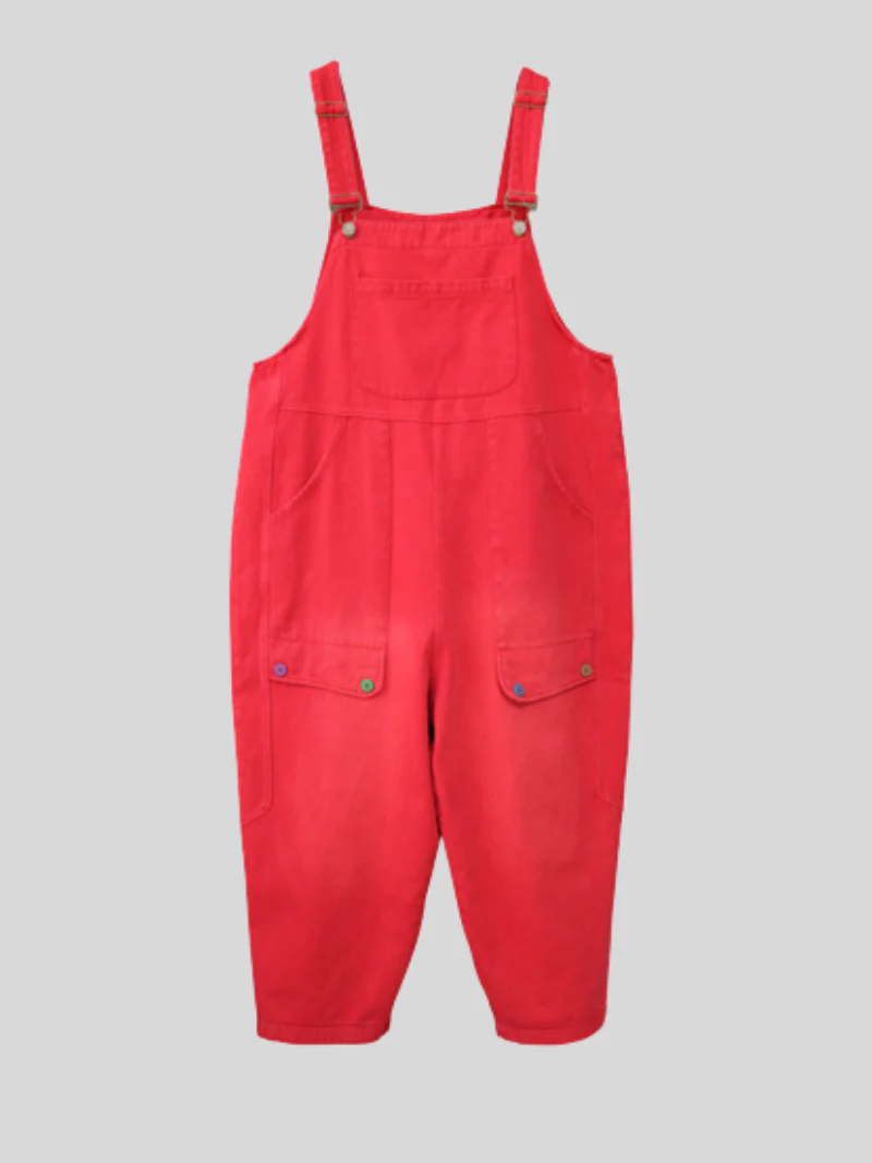 WallFlower Womens's Denim High Waist Overalls - Image 3