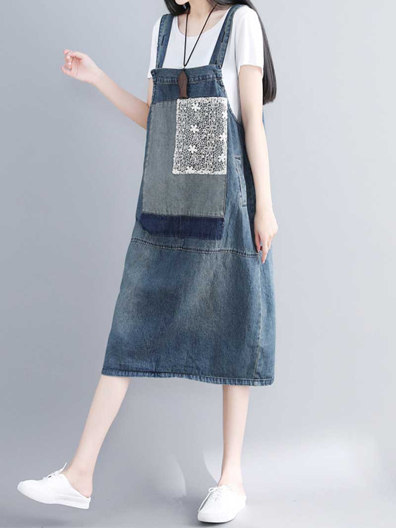 Want Meet You Overall Midi Dress - Image 3