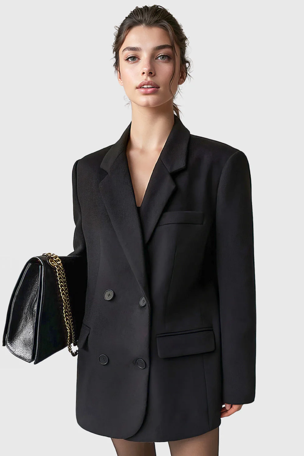 Warm Classic Blazer - Black - Image 2